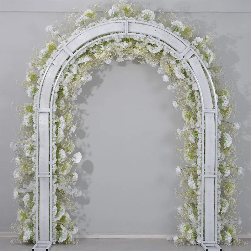 240CM Wedding Decoration Artificial Flowers Circular Arches Decorative Flower Arrangements Proposal Windows Display Backgrounds