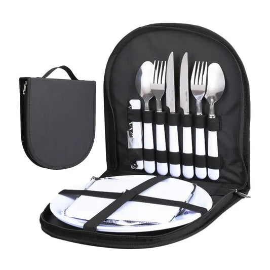 Outdoor Cookware Bag Camping Storage Bag Portable Travel Bbq Utensil Bag Cooking Utensil Organizer Kitchen Utensil Storage Pouch