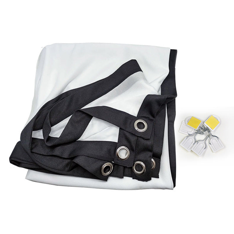 Portable Foldable Projector Screen 16:9 HD Outdoor Indoor Home Cinema Theater 3D Movie Accessories Roll-up Projector Screen