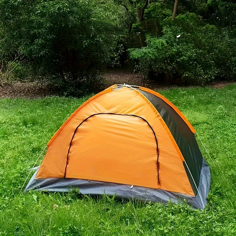 1-2 People Portable Folding Camping Tent, Students Spring and Fall Portable Folding Tent, Can Be Used as a Beach Tent, Hiking and Mountaineering Festival Camp Tent